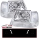 Headlights+Bumper+Corner Signal Lamps Fits 1998-2000 Ford Ranger LED Strip Clear