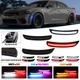 Dynamic 4PCS LED Side Marker Lights Lamps Front Rear For 2015-2023 Dodge Charger