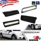 4x Smoke White LED Rear Bumper Side Marker Lights For 10-13 Ford Transit Connect
