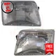 Headlight Set of 2 Right & Left Side for 1993-1997 Ford Ranger Splash, XL, STX