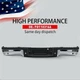 Chrome - Complete Rear Steel Bumper Assembly Fit For 2009-2014 Ford F150 Truck