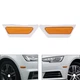 Front Bumper Reflector Side Marker Light Yellow For Audi A4 B9 2017-19 8W0945072