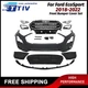 Fit For 2018-2022 Ford Ecosport 14Pcs Front Bumper Cover Grille Kit w/ Fog Light