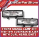 Turn Signal Lights ParK Lamps for Chevy GMC 89-91 Suburban Blazer LEFT RIGHT Set