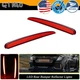 2x Red LED Bumper Reflector Signall Tail Brake Lights For 2017-2022 Honda Civic