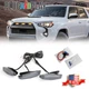 3PC Set Smoked Amber LED Front Grille Light Lamp Kit For 2014-up Toyota 4Runner