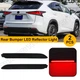 LED Rear Bumper Reflector Brake Light For 19-21 Toyota RAV4 03-07 Lexus GX470 2x