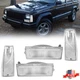 4X Clear Front Signal+Side Marker Light For 84-96 Jeep Cherokee & 86-92 Comanche