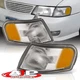 JDM Chrome Side Corner Lamps Turn Signal Light For 1995-1998 Nissan 200SX Sentra