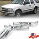 Clear Front Bumper Parking Signal Lights For 98-04 Chevy S10 Blazer GMC Sonoma