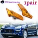 Right+Left Front Side Marker Turn Signal Light Amber For Porsche Cayenne 08-10