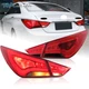 VLAND LED Tail Lights For 2011-2014 Hyundai Sonata Red Smoked Brake Rear Lamps