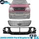 Front Upper Grille Shell & Insert + Header Panel For Explorer 2002-2005
