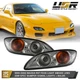 JDM Chrome Housing Smoke Lens Bumper Signal Lights For 1999-2002 Mazda RX-7 FD3S
