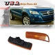 2PCS Amber Lens Front Bumper Side Marker Signal Lights For 2009-2017 VW Tiguan