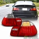 2002-2005 BMW E46 320i 325i 330i 3-Series Sedan Red Clear LED Tail Lights 02-05