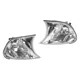 Pair Front Corner Turn Signal Parking Lights Replacement For 2001 BMW 325Ci 330C