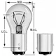 Turn Signal Light  Wagner  BP1157NALL