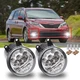 FIT 2011-2017 Toyota Sienna Clear Lens Pair Bumper Fog Light Lamp Replacement