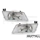 Headlights Headlamps for 1995-1998 NISSAN SENTRA 200SX - Left Right Sides Pair