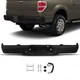 Fits Ford 2009-14 F150 Black Rear Step Bumper Assembly  W/ Park Assist Bolt-on