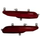 For Buick Envision 19-20 TRQ Rear Driver & Passenger Side Bumper Reflector Set