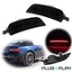 Smoked Lens Red LED Rear Side Marker Lights Pair For Mazda Miata MX-5 2016-2023
