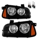 Pair Headlights For 2006-2010 Dodge Charger Amber Corner Headlamps w/ Bulbs 