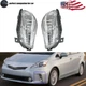1 Pair Front Bumper turn Signal Light For Toyota Prius V 2012 2013 2014