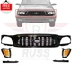 New Front Grille Black Filler Park Light 5Pcs Bundle For 2001-2004 TOYOTA TACOMA