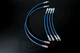 For 92-99 BMW 3-Series E36 Front Rear SS Braided Hose Oil Brake Lines Cable Blue