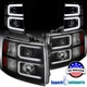Black Fits 2007-2013 Chevy Silverado 1500 2500HD 3500HD LED Projector Headlights Black Fits 2007-2013 Chevy Silverado 1500 2500HD 3500HD LED Projector Headlights