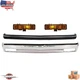 Fits 1991-1993 Chevrolet S10 Blazer Front Bumper & Bumper Trim Signal Light 4Pc