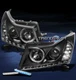 2011-2014 CHEVY CRUZE HALO LED BLACK PROJECTOR HEAD LIGHT W/BLUE DRL SIGNAL PAIR 2011-2014 CHEVY CRUZE HALO LED BLACK PROJECTOR HEAD LIGHT W/BLUE DRL SIGNAL PAIR