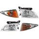 Corner Light Kit Halogen For 2000-2002 Chevrolet Cavalier Corner Light Kit Halogen For 2000-2002 Chevrolet Cavalier