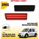 LED Side Marker Signal Lamps Lights Red For 2010-2013 Ford Transit Connect 2x