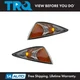 TRQ Corner Marker Light Set Fits 2000-2003 Chevrolet Cavalier