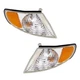 Driver & Passenger Side Parking Light Set For 1999-2001 Solara TO2521159