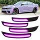 For 2015-2023 Dodge Charger Dynamic Front Rear Bumper LED Side Marker Light Lamp