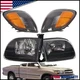 For 2000-2004 Toyota Tundra Regula/Access Cab Headlights Headlamp Left+Right