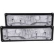 ANZO Fits 1988-1998 Chevrolet C1500 Euro Parking Lights Black