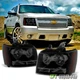 Black Smoke 07-13 Chevy Avalanche/Suburban/Tahoe Headlights Headlamps Left+Right