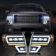 VLAND Full LED Projector Headlights For 2009-14 Ford F150 F-150 W/Sequential