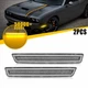 For 2015-2023 Dodge Challenger Clear Lens Amber Front LED Side Marker Light 2PCS