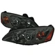Fits 05-10 PONTIAC G6 Euro Headlight With Smoked Lens