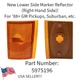 NEW LOWER RIGHT-HAND SIDE MARKER REFLECTOR! FOR '88+ CHEVY PICKUP SUBURBAN ETC