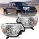 For 2012-2015 Toyota Tacoma Pickup Chrome Headlights Assembly Headlamps