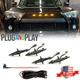 4PCS Smoked Lens Amber LED Front Grill Lights Lamps For 2014-2021 Toyota 4Runner