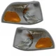 For C70 S70 Corner Park Light Turn Signal Side Marker Lamp Left Right Set PAIR