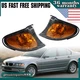 For BMW 2002-05 E46 4D/5D Sedan 325i Pair Yellow Corner Light Turn Signal Lamp
